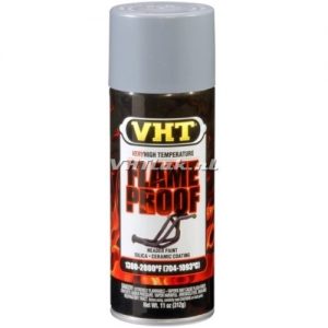 SP100 Flat grey primer flameproof uitlaatlak (mat grijs) -VHT