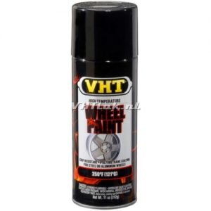 SP187 Black gloss wheelpaint (hoogglans zwart) velgenlak -VHT